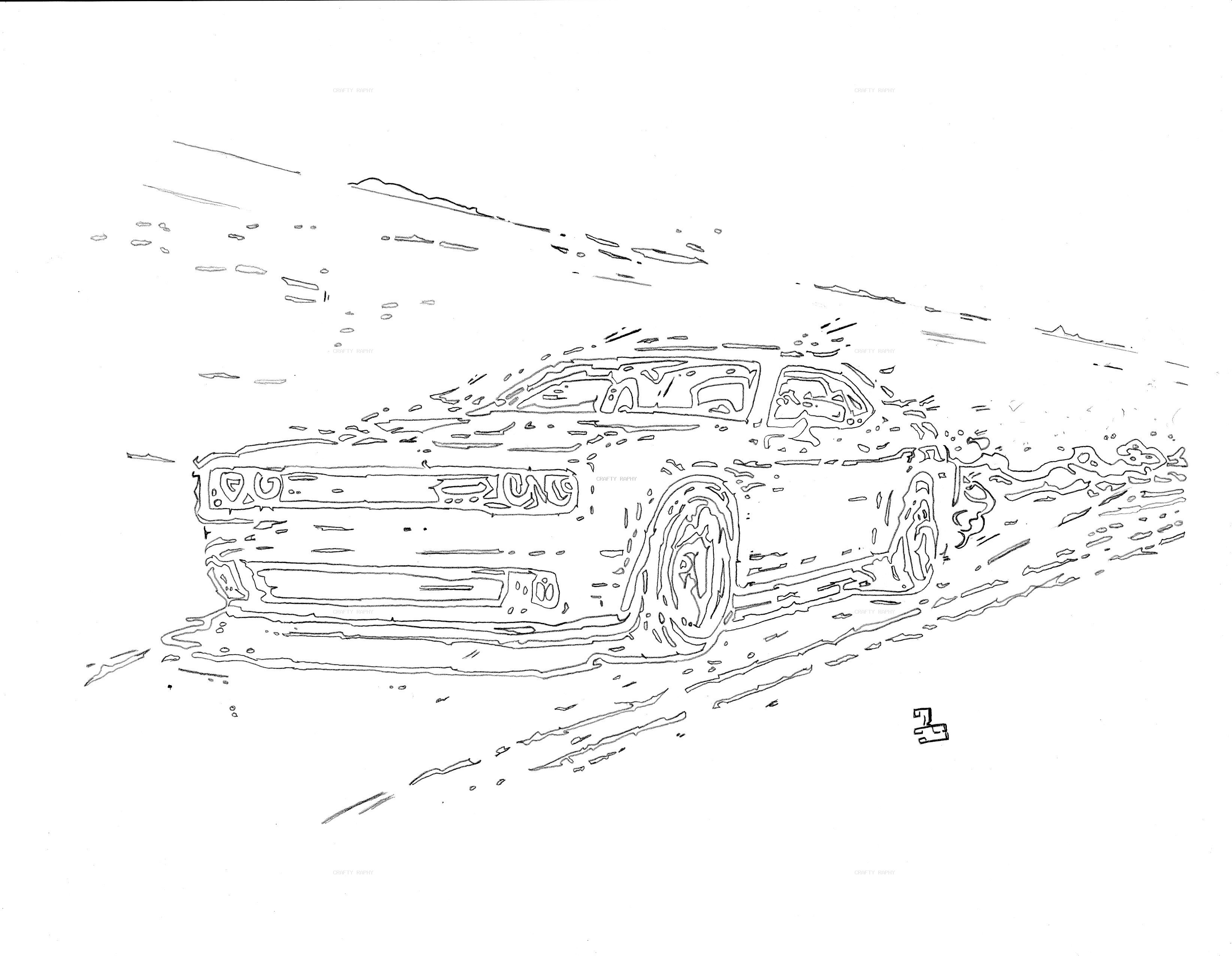 challenger 2 vector outline