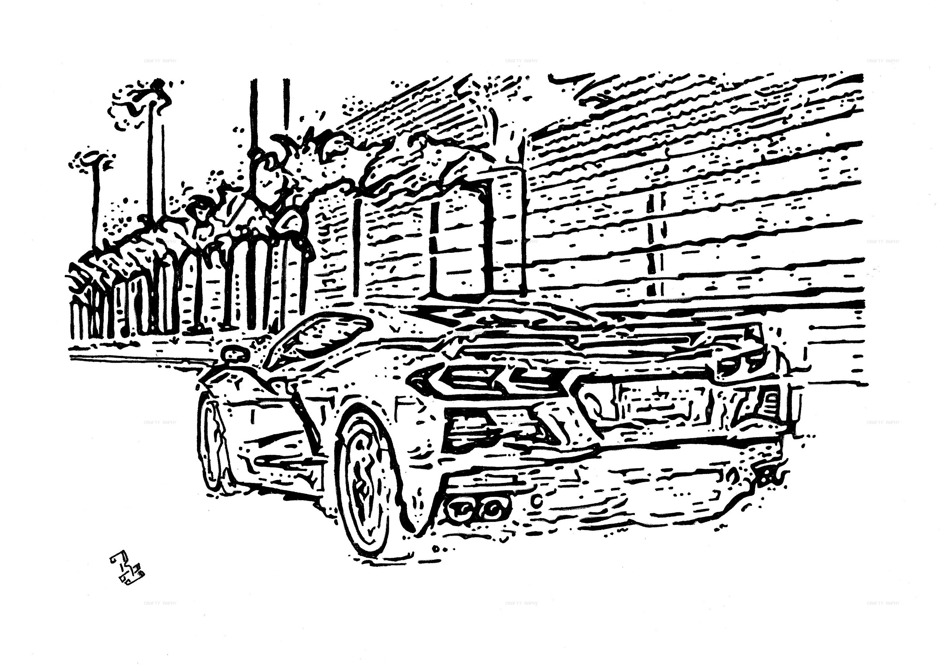 corvette miami vector inkd