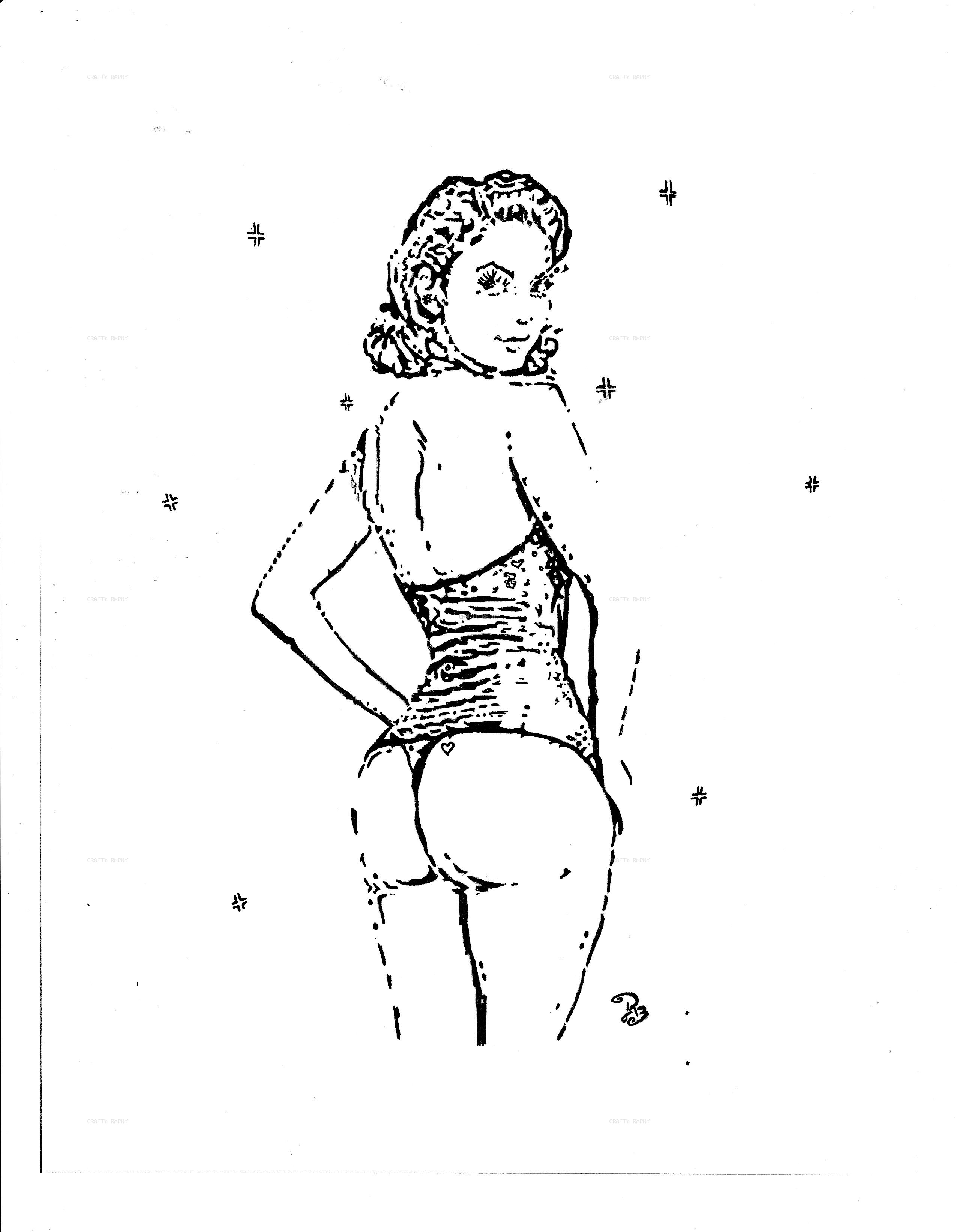 lady vector inkd