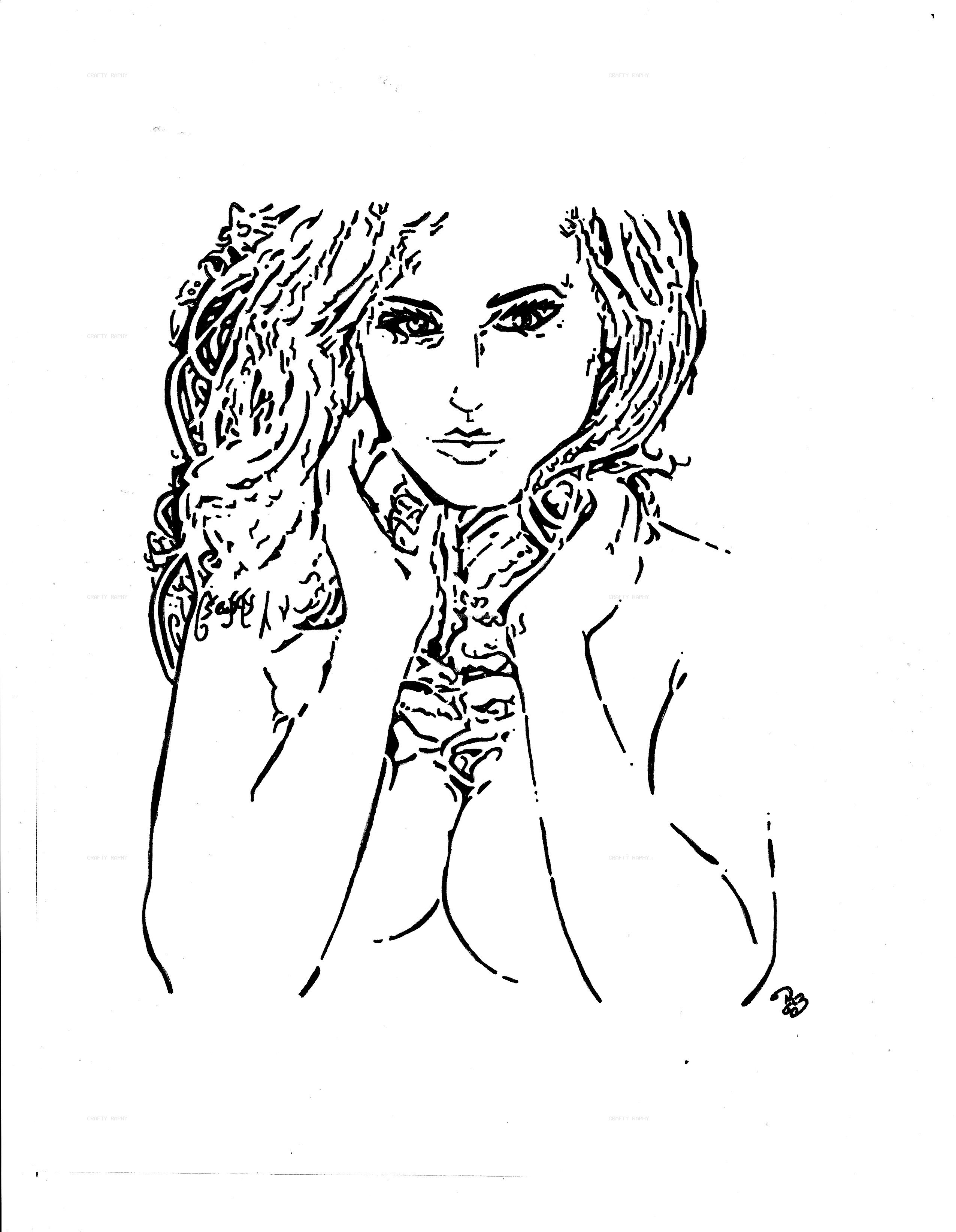 sexy girl 4 vector inkd
