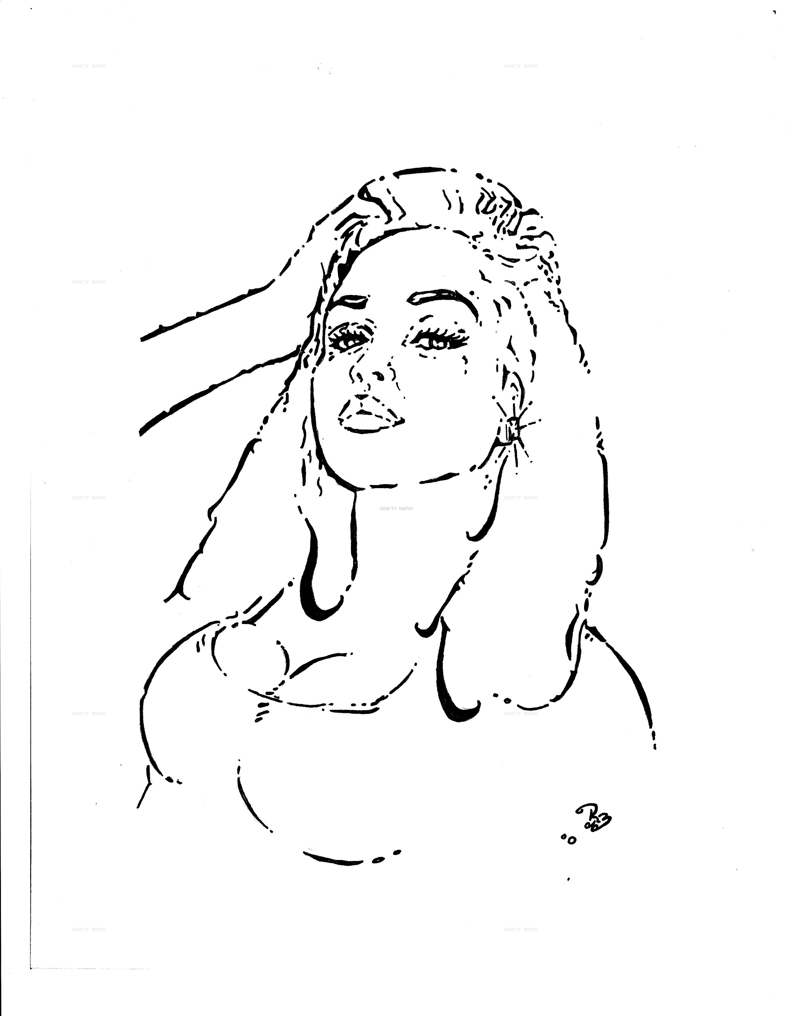 sexy girl 5 vector inkd