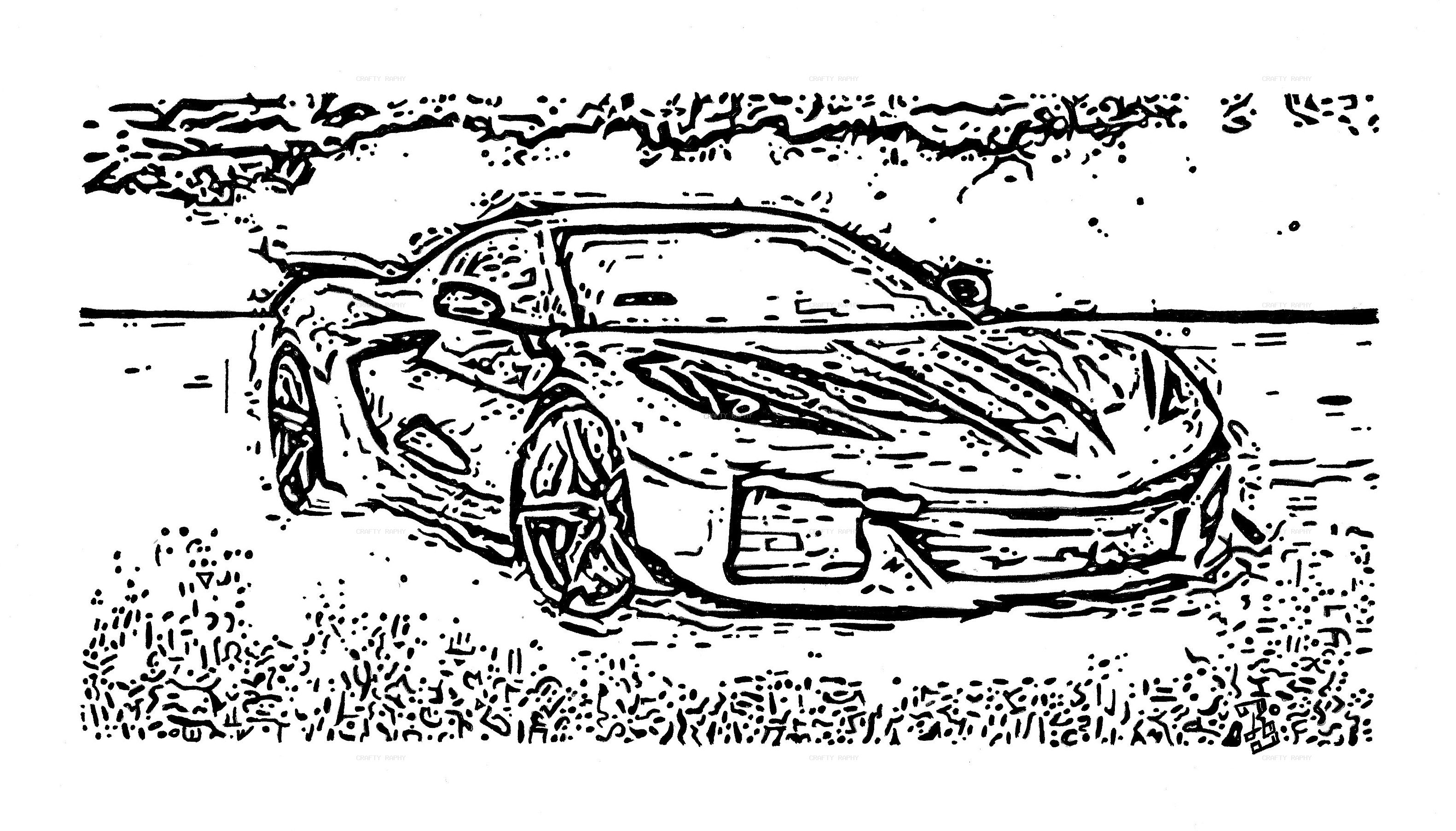 z corvette vector inkd